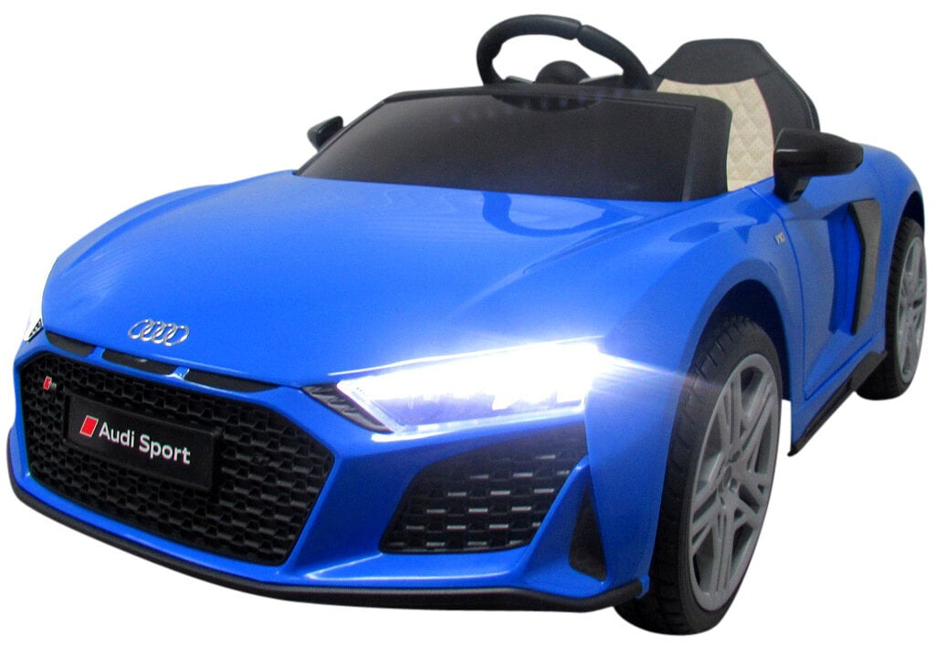 Elektriauto AUDI R8 SPORT, puldiga, Sinine цена и информация | Laste elektriautod | kaup24.ee