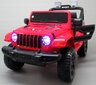 Neljarattaline elektriauto Jeep X10, puldiga, punane hind ja info | Laste elektriautod | kaup24.ee