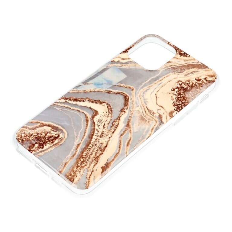 Forcell MARBLE iPhone 12 Pro Max (6,7″) ümbris – Golden hind ja info | Telefoni kaaned, ümbrised | kaup24.ee