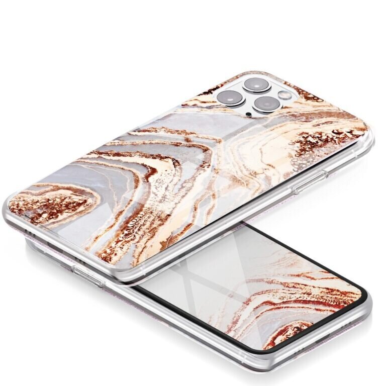 Forcell MARBLE iPhone 12 Pro Max (6,7″) ümbris – Golden hind ja info | Telefoni kaaned, ümbrised | kaup24.ee