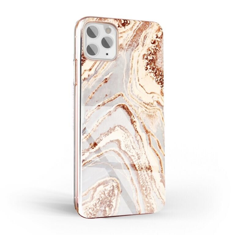 Forcell MARBLE iPhone 12 Pro Max (6,7″) ümbris – Golden hind ja info | Telefoni kaaned, ümbrised | kaup24.ee