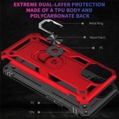 iPhone 12 Pro Max (6,7″) Shockproof kaitseümbris – Punane цена и информация | Чехлы для телефонов | kaup24.ee
