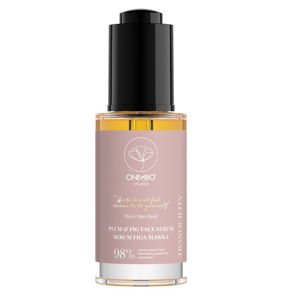 Näoseerum Onlybio Ritualia Tranquility Plum & Fig Serum, 30ml hind ja info | Näoõlid, seerumid | kaup24.ee