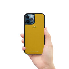 ZILLIONAIRE iPhone 12 Pro Max (6,7″) Epsom Nahast Ümbris – Kollane hind ja info | Telefoni kaaned, ümbrised | kaup24.ee