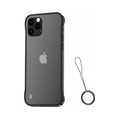 iPhone 12 Pro (6,1″) raamita läbipaistev ümbris – Must цена и информация | Чехлы для телефонов | kaup24.ee