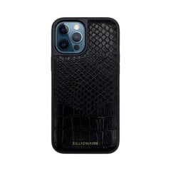 ZILLIONAIRE iPhone 12/12 Pro (6,1”) Python/Croco Nahast Ümbris – Must hind ja info | Telefoni kaaned, ümbrised | kaup24.ee