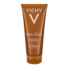 Крем для автозагара Vichy Ideal Soleil Moisturizing Self-Tanning Milk, 100 мл цена и информация | Крем для автозагара | kaup24.ee