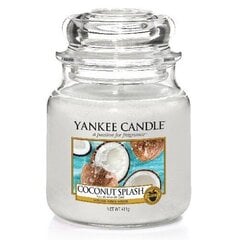 Yankee Candle Coconut Splash Candle - Scented candle 104.0g цена и информация | Подсвечники, свечи | kaup24.ee