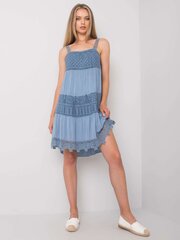 Och Bella Голубое платье с кружевными вставками цена и информация | Платья | kaup24.ee