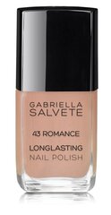 Лак для ногтей Gabriella Salvete Longlasting Enamel Nail Polish 43 Romance, 11 мл цена и информация | Лаки для ногтей, укрепители для ногтей | kaup24.ee