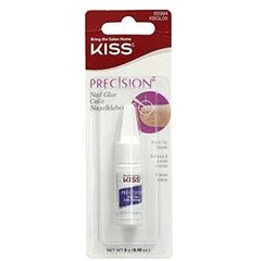 Быстросохнущий клей для ногтей Kiss Precision 3 цена и информация | Средства для маникюра и педикюра | kaup24.ee