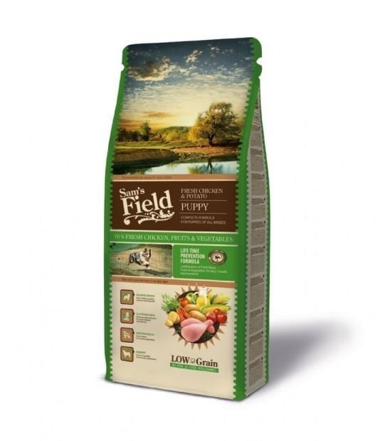 Sam's Field Puppy Chicken & Potato koeratoit 13 kg hind ja info | Kuivtoit koertele | kaup24.ee