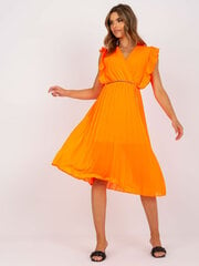 одноразмерное платье fluo orange fairy с плиссировкой цена и информация | Платья | kaup24.ee