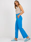Naiste sinisest kangast püksid hind ja info | Naiste püksid | kaup24.ee