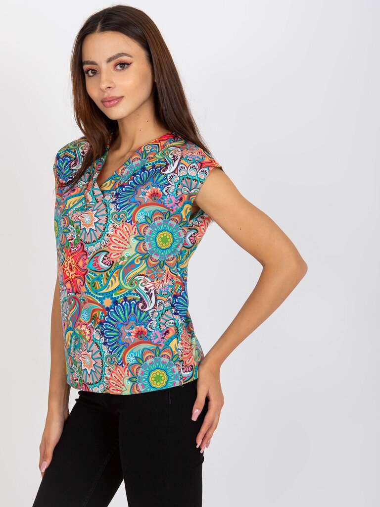 Naiste mitmevärviline trükiga pluus hind ja info | Naiste pluusid, särgid | kaup24.ee