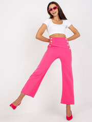 Naiste roosast kangast püksid hind ja info | Naiste püksid | kaup24.ee