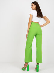 светло-зеленые брюки от костюма с поясом giulia цена и информация | Штаны женские | kaup24.ee
