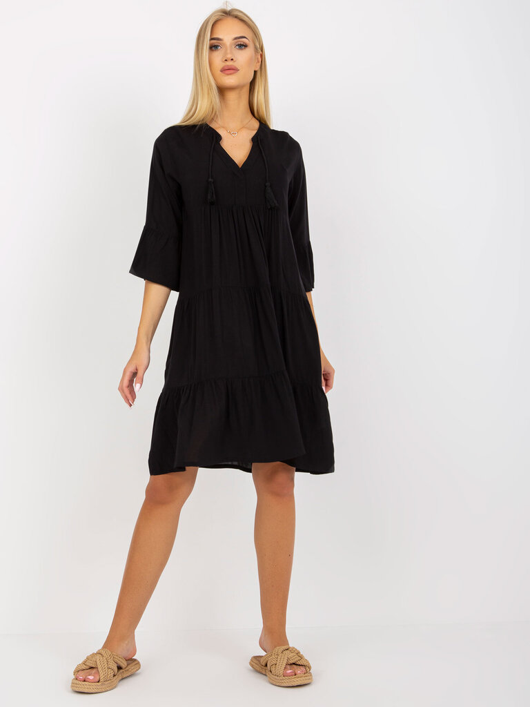 Naiste must satsiga kleit hind ja info | Kleidid | kaup24.ee