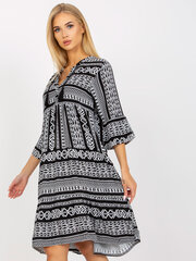 Naiste mustvalge satsiga kleit hind ja info | Kleidid | kaup24.ee