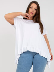 Naiste valge pluss suuruses pluus hind ja info | Naiste pluusid, särgid | kaup24.ee