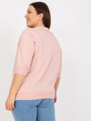 Naiste heleroosa pluus pluss suurus hind ja info | Naiste pluusid, särgid | kaup24.ee