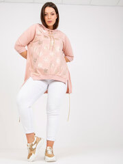 Женское светло-розовое платье больших размеров цена и информация | Женские блузки, рубашки | kaup24.ee