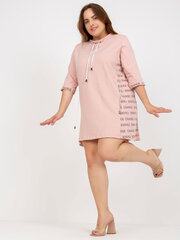 Женское светло-розовое платье больших размеров цена и информация | Платья | kaup24.ee