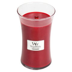 WoodWick lõhnaküünal Pomegrante Vase, 609.5g hind ja info | Küünlad, küünlajalad | kaup24.ee