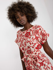 Naiste punane mustriga kleit hind ja info | Kleidid | kaup24.ee