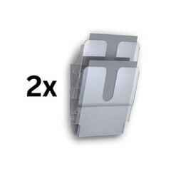 Подставка для документов настенная Durable Flexiplus, А4 упаковка 2 шт. цена и информация | Канцелярские товары | kaup24.ee