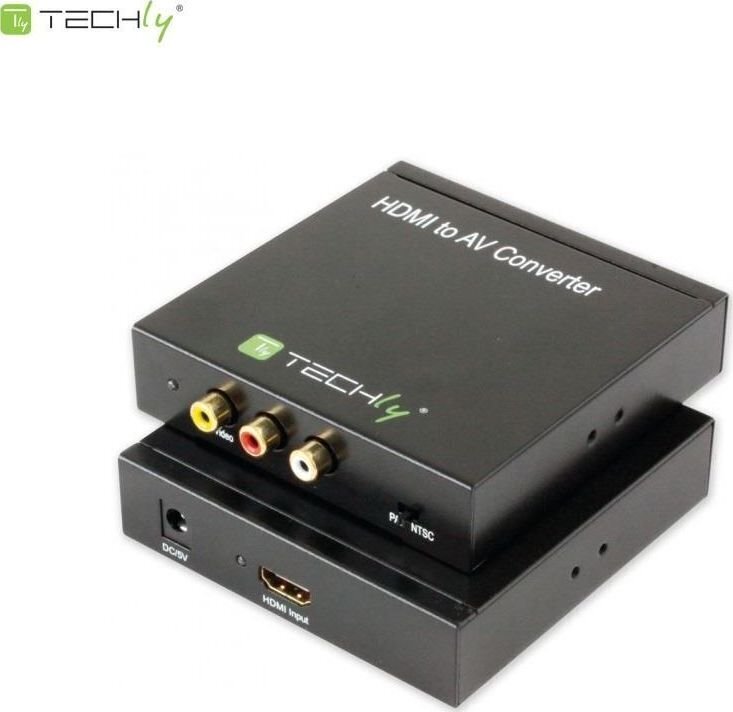 Adapteri muundur Techly HDMI į RCA Composite video + audio L/R hind ja info | USB jagajad, adapterid | kaup24.ee