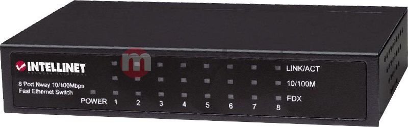 Lüliti Intellinet Ethernet 8x 10/100Mbps RJ45, metallkorpus цена и информация | Lülitid (Switch) | kaup24.ee