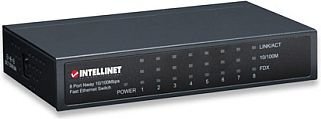 Lüliti Intellinet Ethernet 8x 10/100Mbps RJ45, metallkorpus цена и информация | Lülitid (Switch) | kaup24.ee