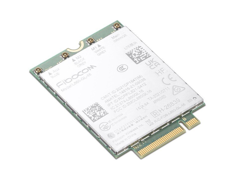Lenovo ThinkPad Fibocom L860-GL-16 CAT16 4G LTE WWAN Module for ThinkPad X1 Carbn Gen10 цена и информация | Regulaatorid | kaup24.ee