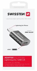 Swissten Адаптер Lightning на USB-C цена и информация | Адаптер Aten Video Splitter 2 port 450MHz | kaup24.ee