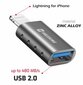 Swissten OTG Adapter Lightning to USB Connection hind ja info | USB jagajad, adapterid | kaup24.ee