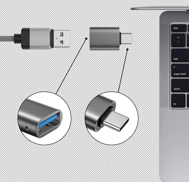 Swissten OTG Adapter USB-C to USB 3.0 Connection hind ja info | USB jagajad, adapterid | kaup24.ee