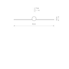 Seinavalgusti Nowodvorski PIN LED S 8127 hind ja info | Seinavalgustid | kaup24.ee