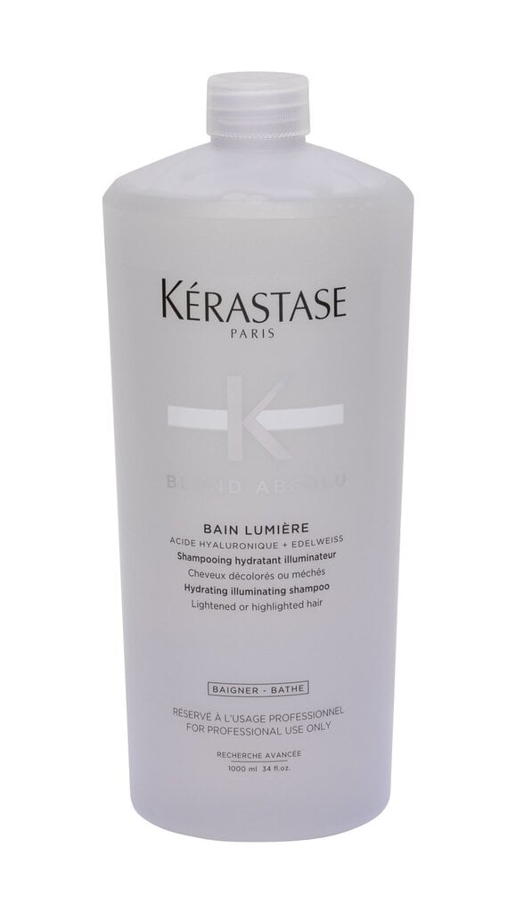 Niisutav šampoon Kerastase Blond Absolu Bain Lumiere Shampoo, 1000 ml hind ja info | Šampoonid | kaup24.ee