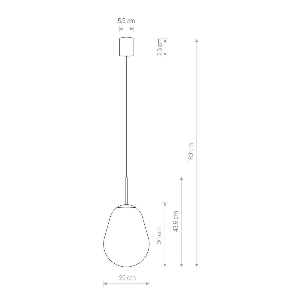 Rippvalgusti Nowodvorski PEAR S 7800 цена и информация | Rippvalgustid | kaup24.ee