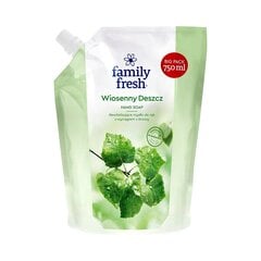 Восстанавливающее мыло для рук с экстрактом березы Family Fresh Spring Rain, 750 мл цена и информация | Мыло | kaup24.ee