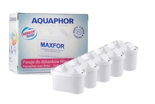 Veefiltri kassetid Aquaphor standardsetele Unimaxi kannudele, 5 tk цена и информация | Фильтры для воды | kaup24.ee