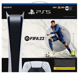 Sony Playstation 5 825GB Digital Edition (PS5) + FIFA23 hind ja info | Mängukonsoolid | kaup24.ee