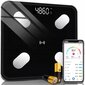 Analüütliline vannitoa kaal Bluetooth Smart, 180 kg + 17in1 цена и информация | Kaalud | kaup24.ee