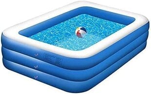 POHOVE täispuhutav bassein, sinine, 210x150x60cm hind ja info | Basseinid | kaup24.ee