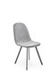 4 tooli komplekt Halmar K462, hall цена и информация | Söögitoolid, baaritoolid | kaup24.ee