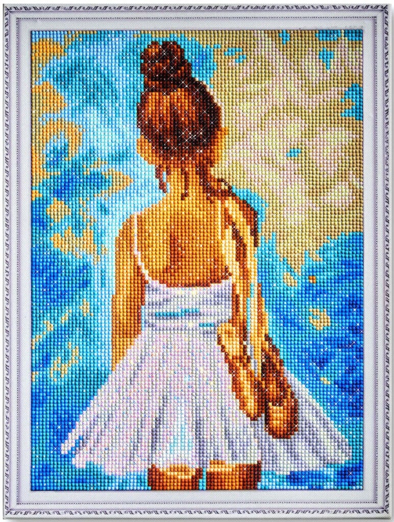 Teemantmosaiigi komplekt 30x40 cm. "Little ballerina" hind ja info | Teemantmaalid, teemanttikandid | kaup24.ee