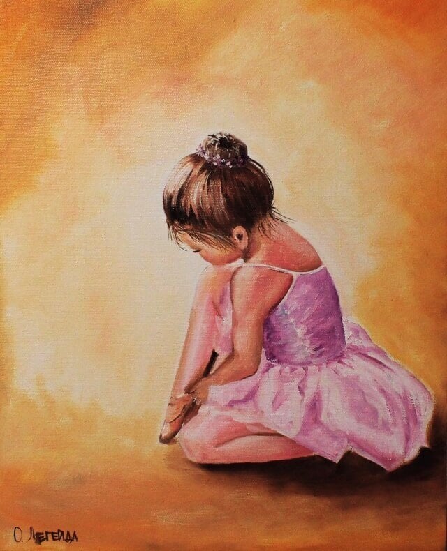 Teemantmosaiigi komplekt 30x40 cm. "Ballerina baby" цена и информация | Teemantmaalid, teemanttikandid | kaup24.ee