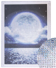 Teemantmosaiigi komplekt 30x40 cm. "Charming full moon" цена и информация | Алмазная мозаика | kaup24.ee