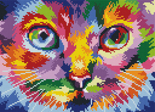 Teemantmosaiigi komplekt 30x40 cm. "Predator's gaze" hind ja info | Teemantmaalid, teemanttikandid | kaup24.ee